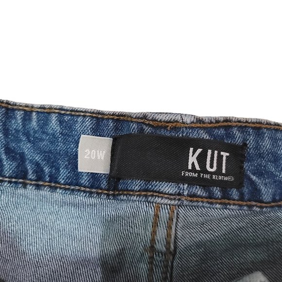 Kut from the cloth Jane highrise cut off denim shorts size 20W plus size - Picture 5 of 5